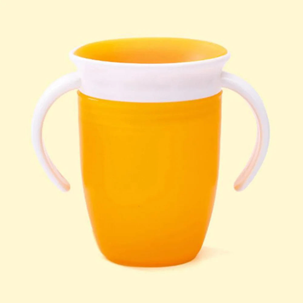 360 Degrees Can Be Rotated Baby Learning Drinking Cup with Double