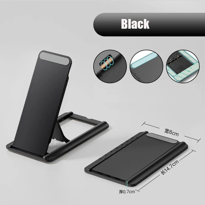 Portable Tablet Stand Foldable Storage Portable Sticky Creative Tablet Bracket for Ipad Desktop E-Reader Bracket Tablet Holder