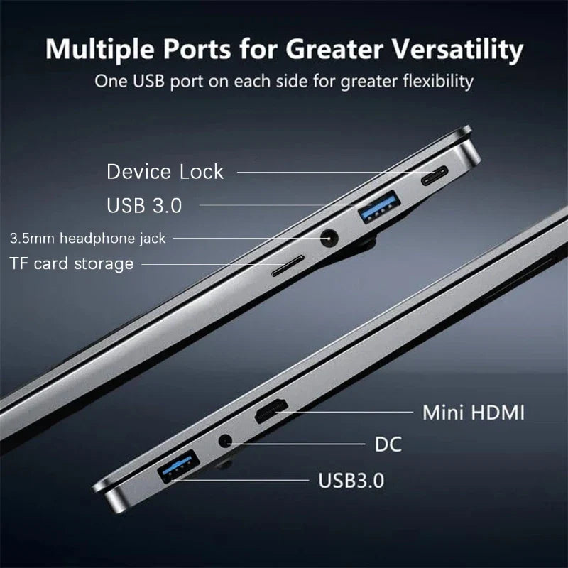 2026 14.1" Portable Laptop Computer Intel Core I9 10980HK Windows 11 Pro 16GB 32GB DDR4 1TB SSD Notebook PC Gaming Laptops