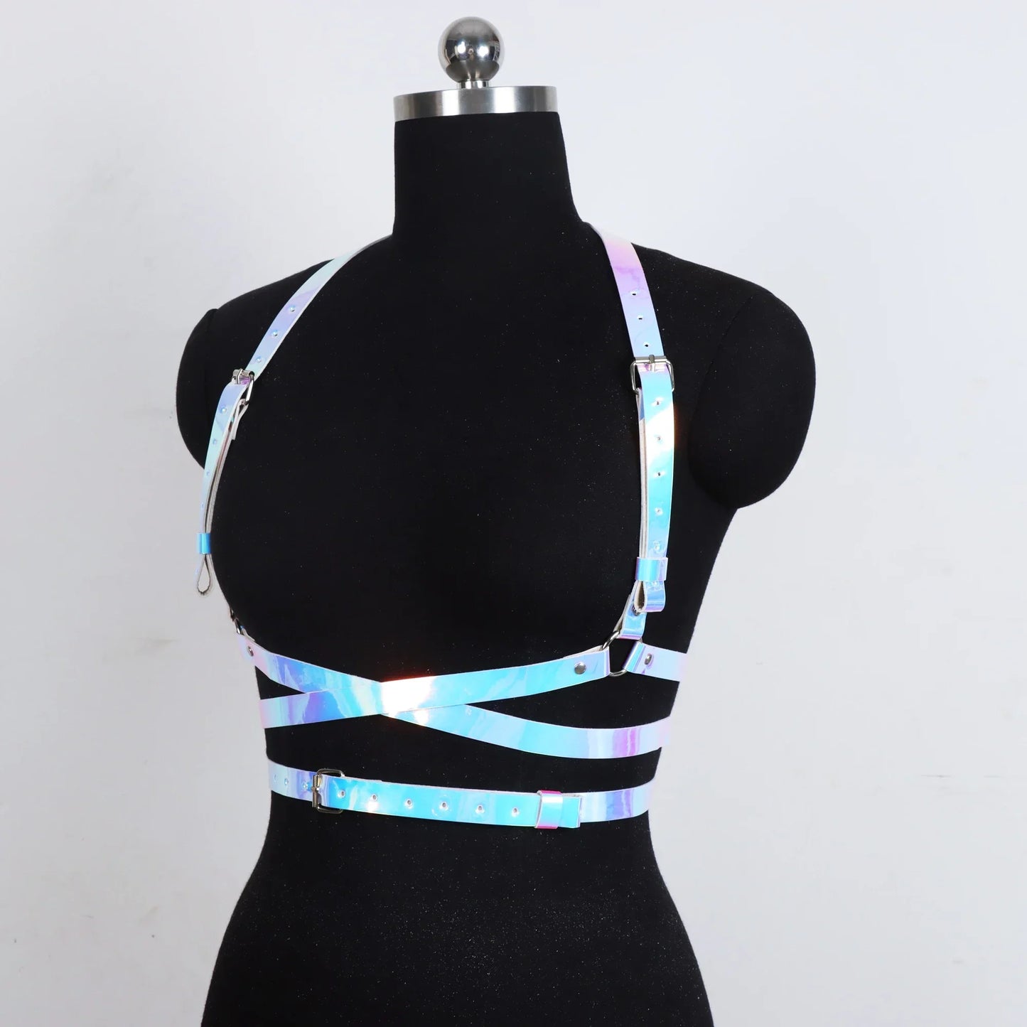 Women's Accessories Corset Waist Belt Harness Fashion Luxury Female Belt Goth Gothic Faux Leather Harness Belt Chain Belt