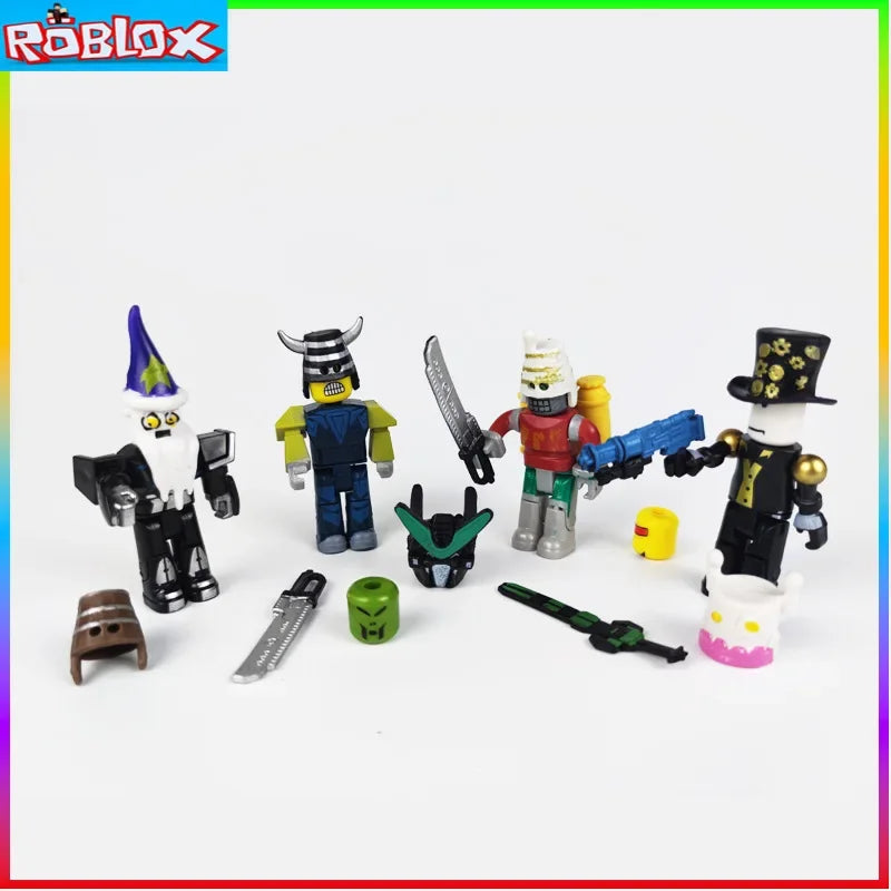 Roblox 24 Collectible Doll Series Virtual World Version 1-6 Building Blocks with Accessories Birthday Gift for Girls Kids Boys