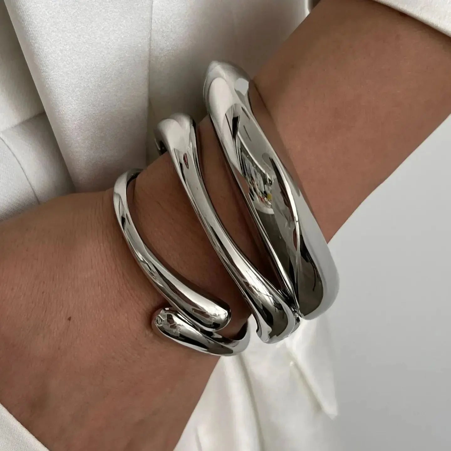Geometric Spring Bangles Bracelet