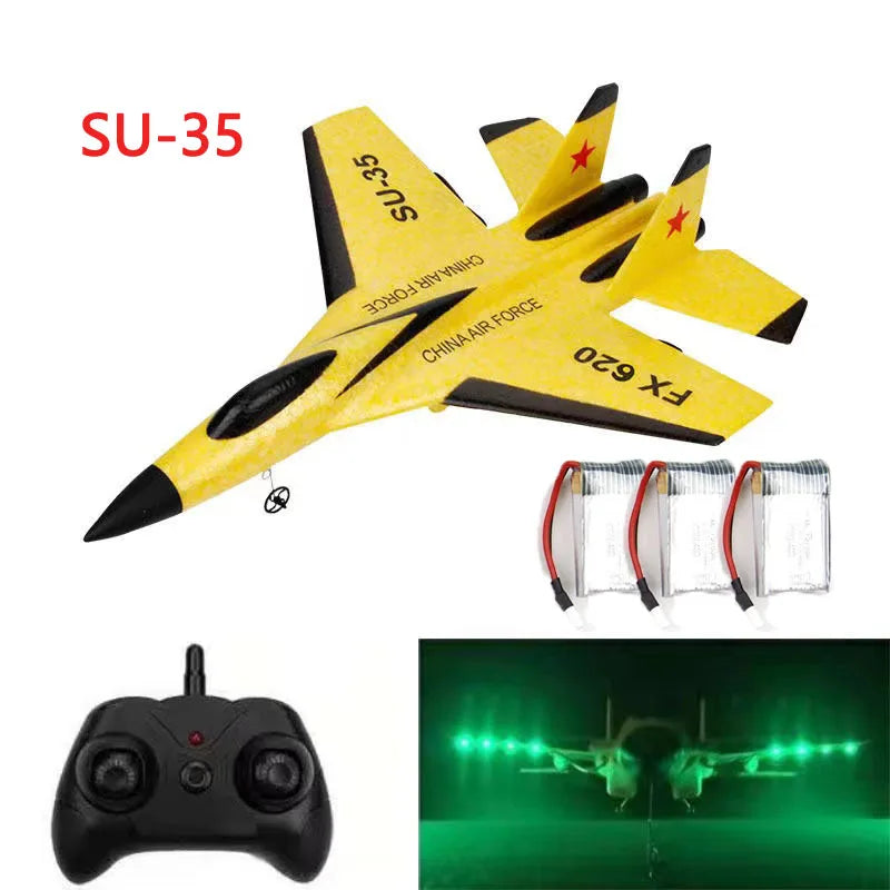 DIY RC Plane Toy EPP Craft Foam Electric Outdoor Remote Control Glider FX-801 901Remote Control Airplane DIY Fixed Wing Aircraft