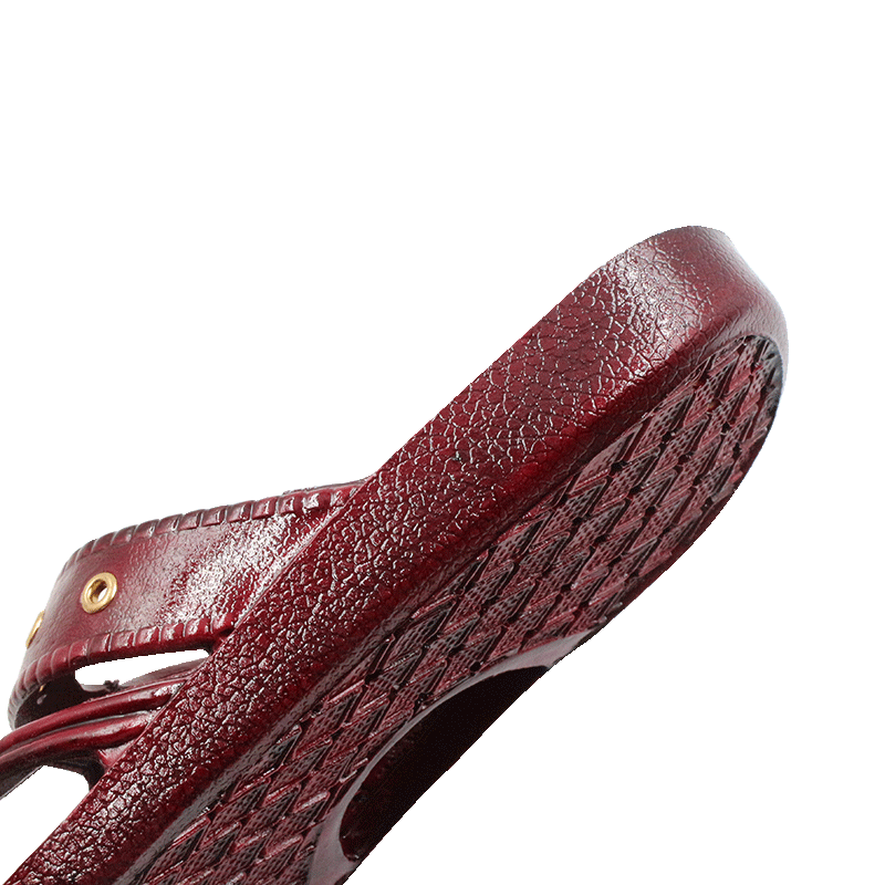 mom slipper Plastic soft sole Shoes for the elderly non-slip outdoor Flat bottom Middle aged and elderly Women's Shoes grandma Wear out Sandals Sandals