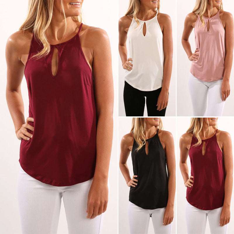 Summer   tank   tops   women   loose   vest   top   shirt s Women's wear vest T-shirt