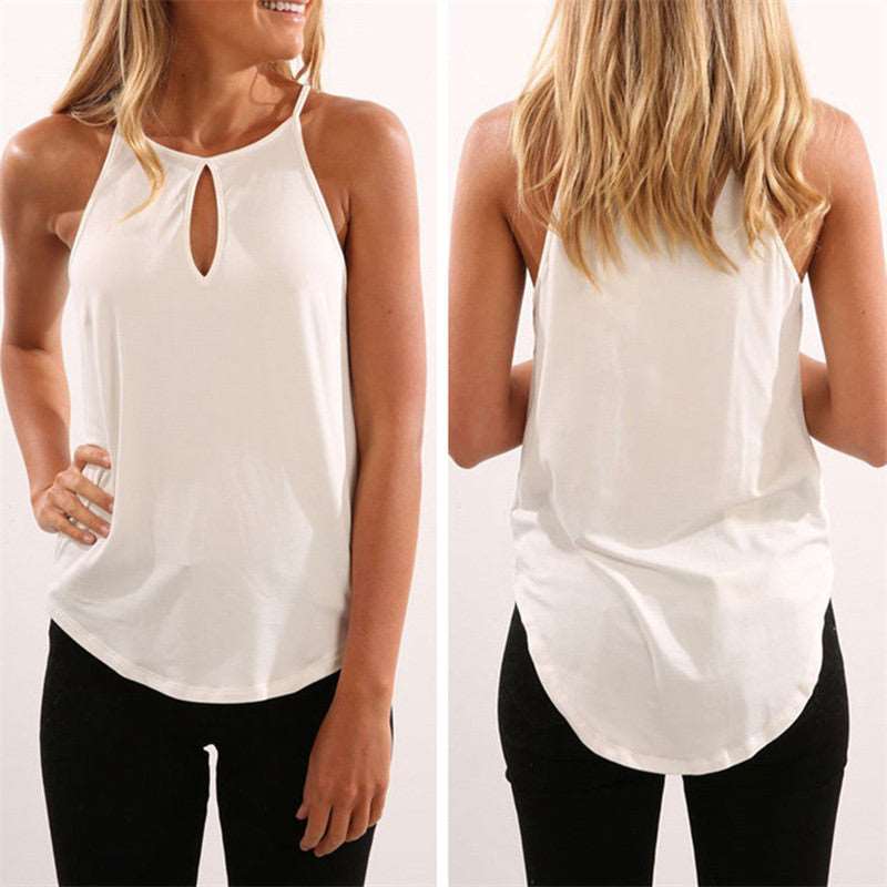 Summer   tank   tops   women   loose   vest   top   shirt s Women's wear vest T-shirt
