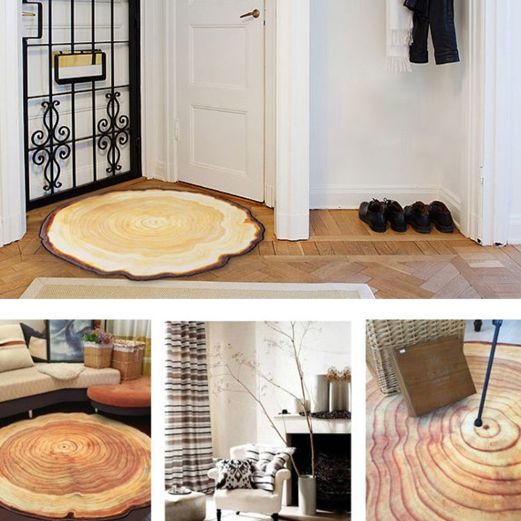 3D Growth Ring Pattern Bathroom  Living Room Carpets Home Decor Mat, Diameter about 0.4m, Diameter about 0.6m, Diameter about 0.8m, Diameter about 1m, Diameter about 1.2m
