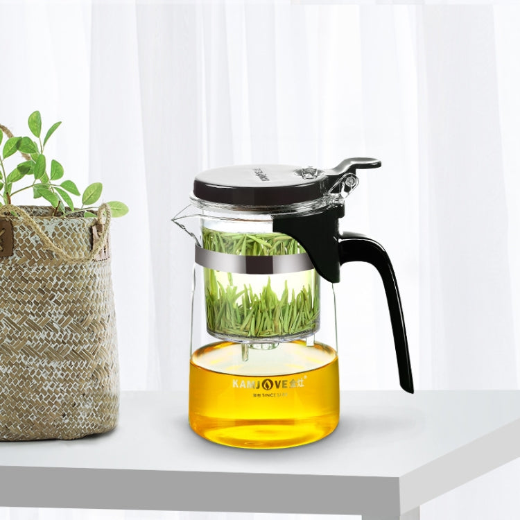 KAMJOVE Elegant Cup Bubble Teapot Office Flower Teapot Heat-resistant Glass Tea Set, K-200 400ML, K-201 500ML, K-202 750ML, K-203 600ML, K-204 600ML, K-205 900ML
