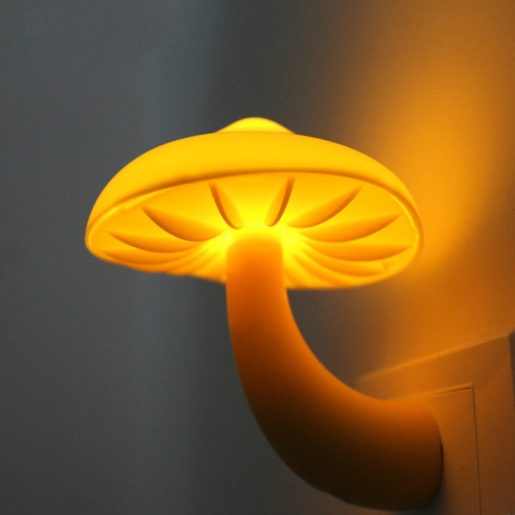Mini Mushroom Shape LED Energy Saving Lamp Kids Baby Bedroom Mushroom Night light, EU Plug, EU Plug