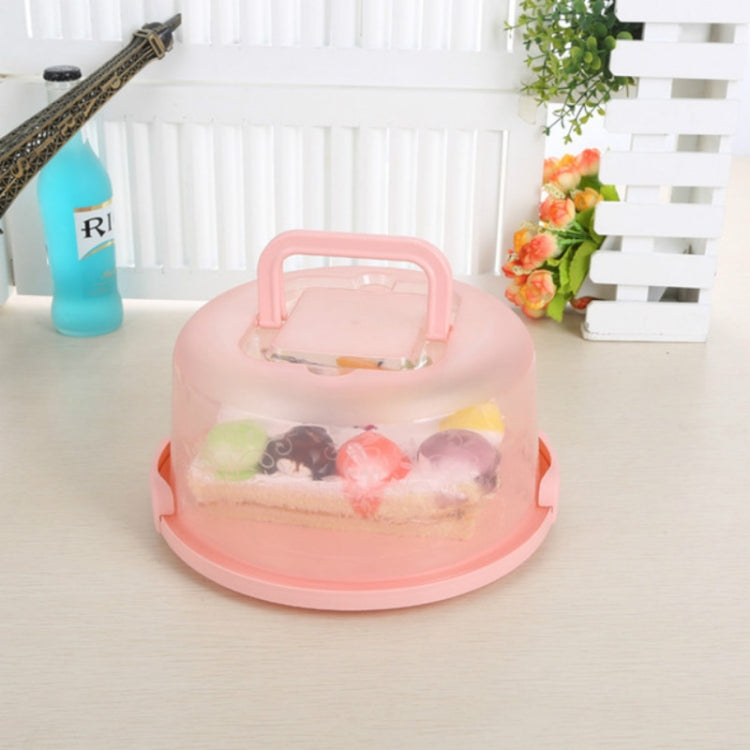 Plastic Round Handle Storage BoxePortable Cake Box