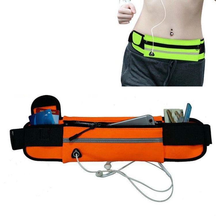 Kettle Pockets Outdoor Sports Mobile Phone Pockets Waist Bag, Rose Red, Sky Blue, Black, Green, Orange