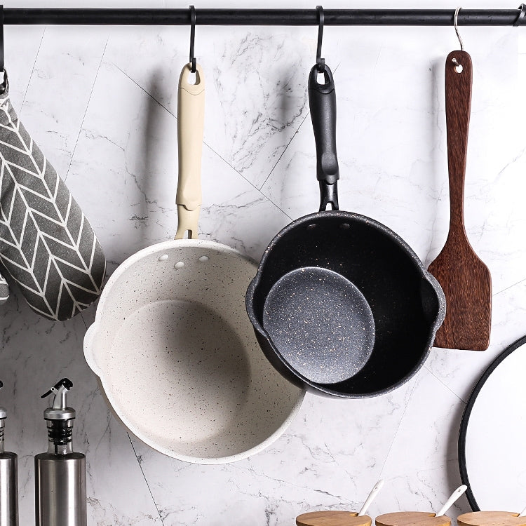 Thick Bottom Maifan Stone Household Small Frying Pan Non Stick Pan Deep Frying Pan, 20cm Black Without Cover, 20cm Beige Without Cover, 24cm Black Without Cover, 24cm Beige Without Cover, 26cm Black Without Cover, 26cm Beige Without Cover              ...