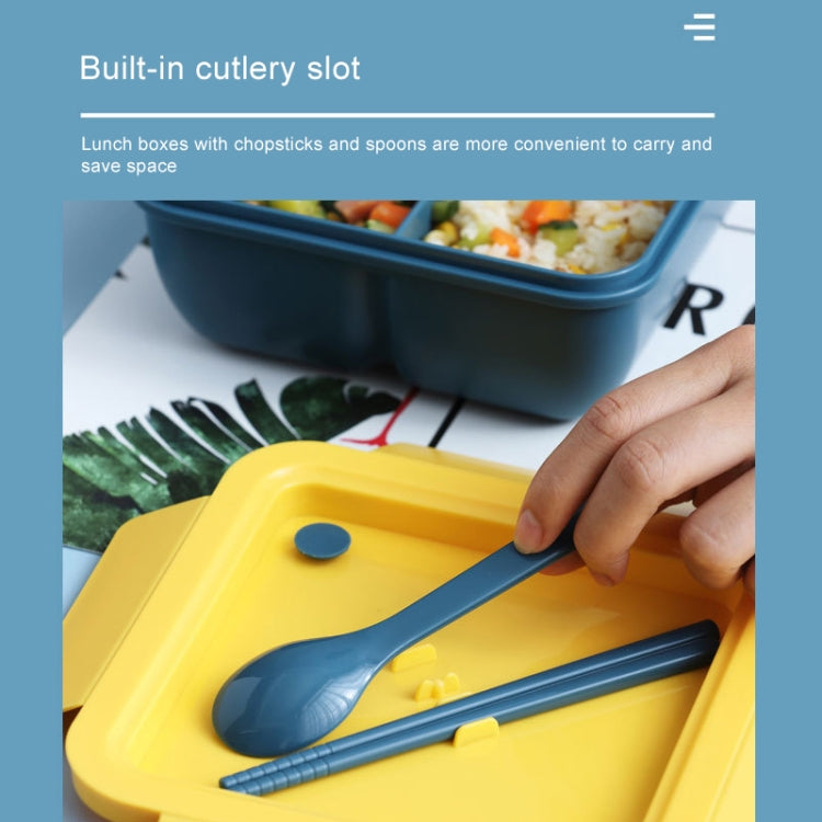 Lunch Box Simple Sealed Leak-proof Compartment Lunch Box, Color Random Delivery