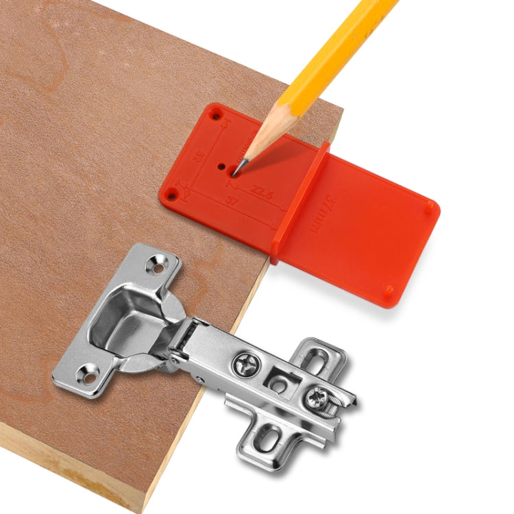 35 / 40mm Hinge Opening Positioner Hinge Template Drilling Positioning Plate, Hinge Opening Positioner
