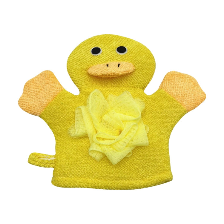 Cartoon Children Double-sided Bath Towel Thickened Bathing Gloves