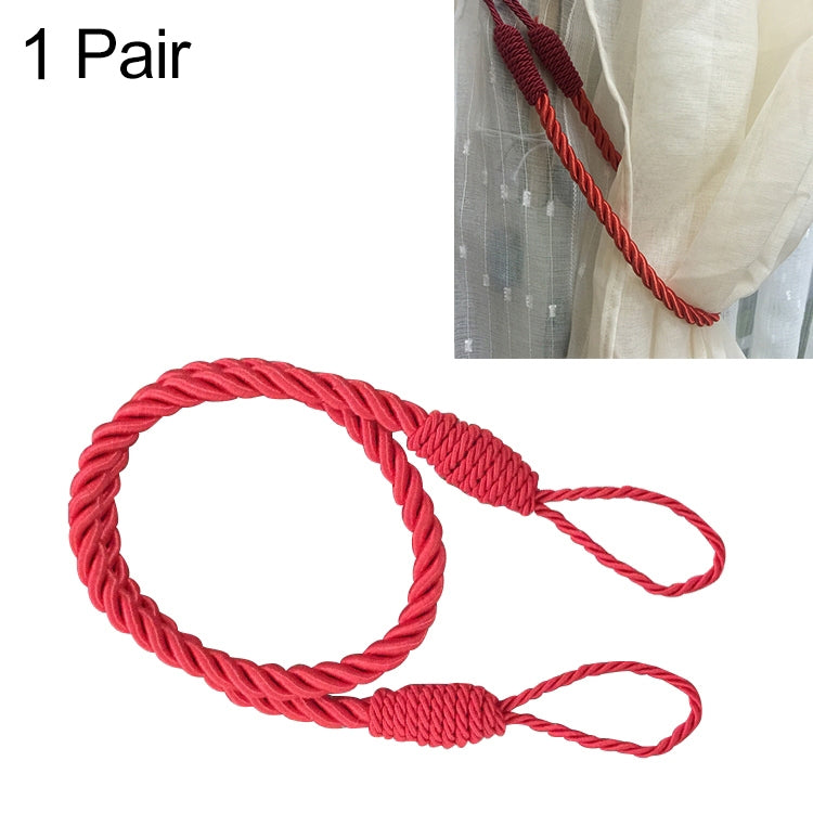 1 Pair Hand-wound Curtain Straps Curtain Rope Curtain Tassels Straps