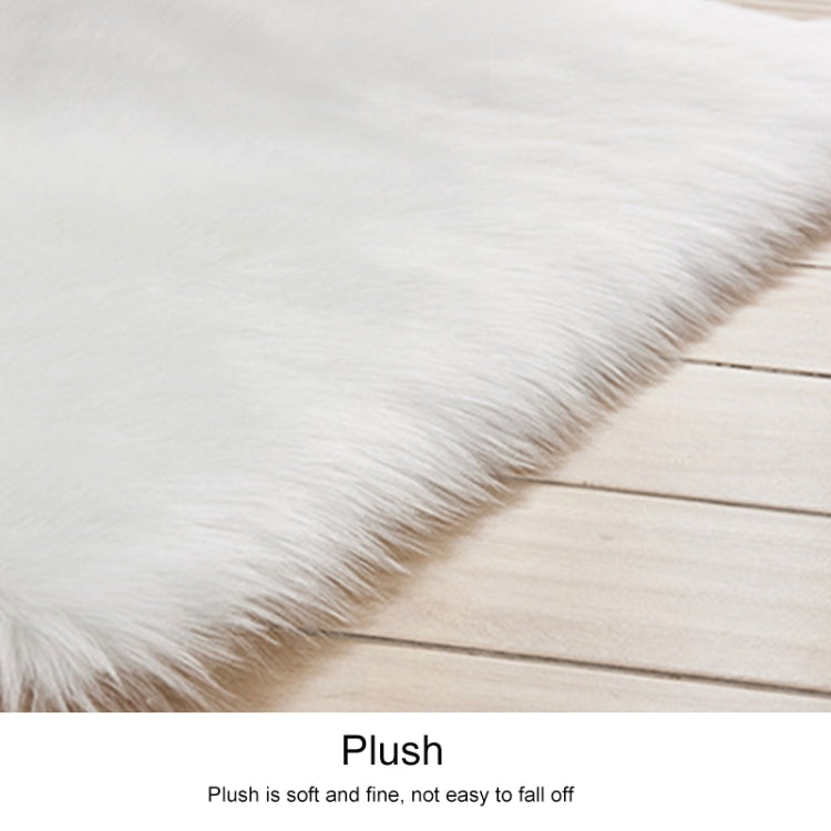 Luxury Rectangle Square Soft Artificial Wool Sheepskin Fluffy Rug Fur Carpet, 30x30cm, 40x40cm, 50x50cm, 60x90cm, 60x120cm, 60x150cm, 60x60cm, 60x180cm, 70x180cm, 80x180cm, 45x45cm, 100x180cm, 55x55cm, 120x160cm