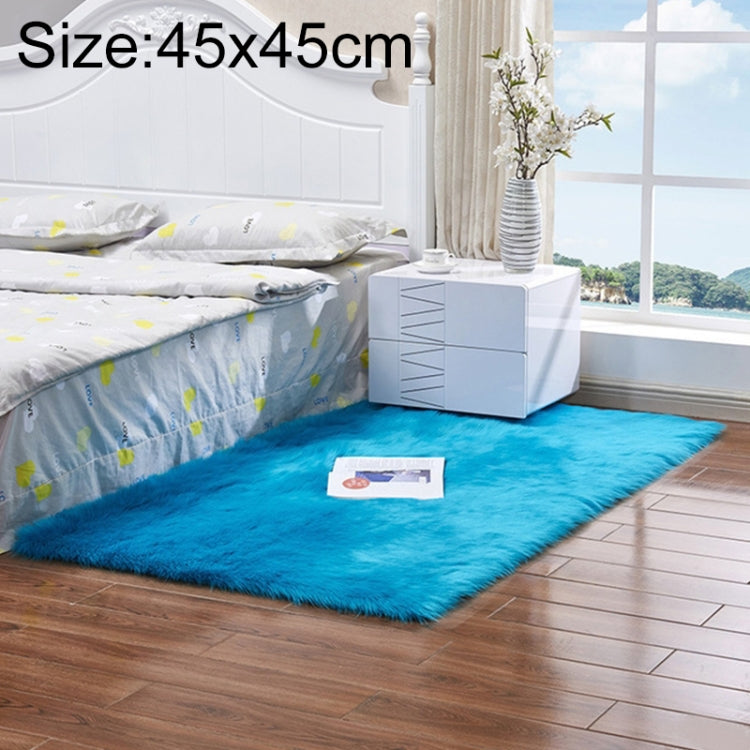 Luxury Rectangle Square Soft Artificial Wool Sheepskin Fluffy Rug Fur Carpet, 30x30cm, 40x40cm, 50x50cm, 60x90cm, 60x120cm, 60x150cm, 60x60cm, 60x180cm, 70x180cm, 80x180cm, 45x45cm, 100x180cm, 55x55cm, 120x160cm