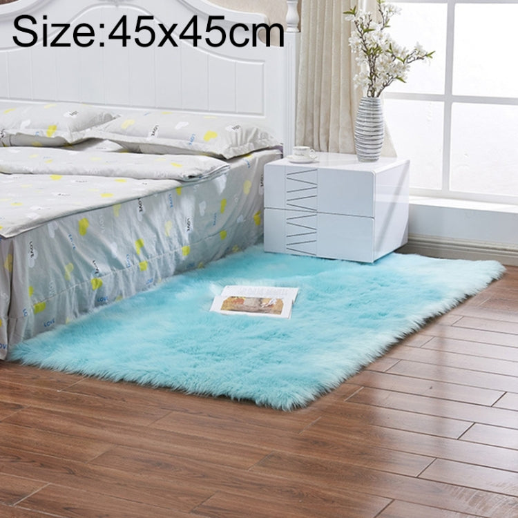 Luxury Rectangle Square Soft Artificial Wool Sheepskin Fluffy Rug Fur Carpet, 30x30cm, 40x40cm, 50x50cm, 60x90cm, 60x120cm, 60x150cm, 60x60cm, 60x180cm, 70x180cm, 80x180cm, 45x45cm, 100x180cm, 55x55cm, 120x160cm