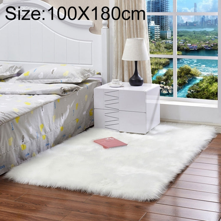 Luxury Rectangle Square Soft Artificial Wool Sheepskin Fluffy Rug Fur Carpet, 30x30cm, 40x40cm, 50x50cm, 60x90cm, 60x120cm, 60x150cm, 60x60cm, 60x180cm, 70x180cm, 80x180cm, 45x45cm, 100x180cm, 55x55cm, 120x160cm