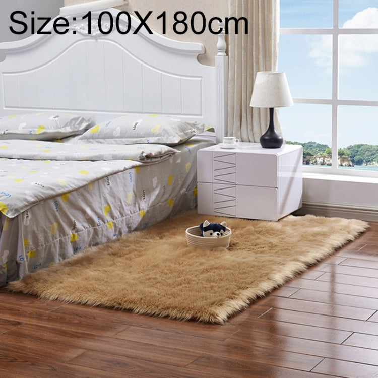 Luxury Rectangle Square Soft Artificial Wool Sheepskin Fluffy Rug Fur Carpet, 30x30cm, 40x40cm, 50x50cm, 60x90cm, 60x120cm, 60x150cm, 60x60cm, 60x180cm, 70x180cm, 80x180cm, 45x45cm, 100x180cm, 55x55cm, 120x160cm