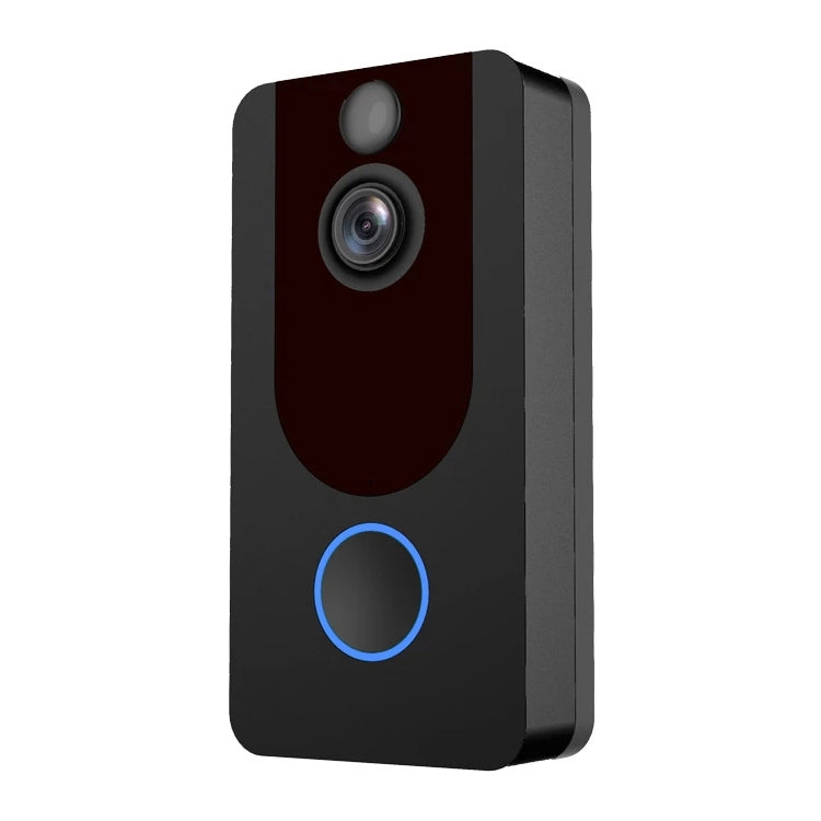 V7 Standard Edition 1080P Full HD Weather Resistant WiFi Security Home Monitor Intercom Smart Phone Video Doorbell without Dingdong Machine, Support Two-way Audio, PIR Motion Detection, Night Vision