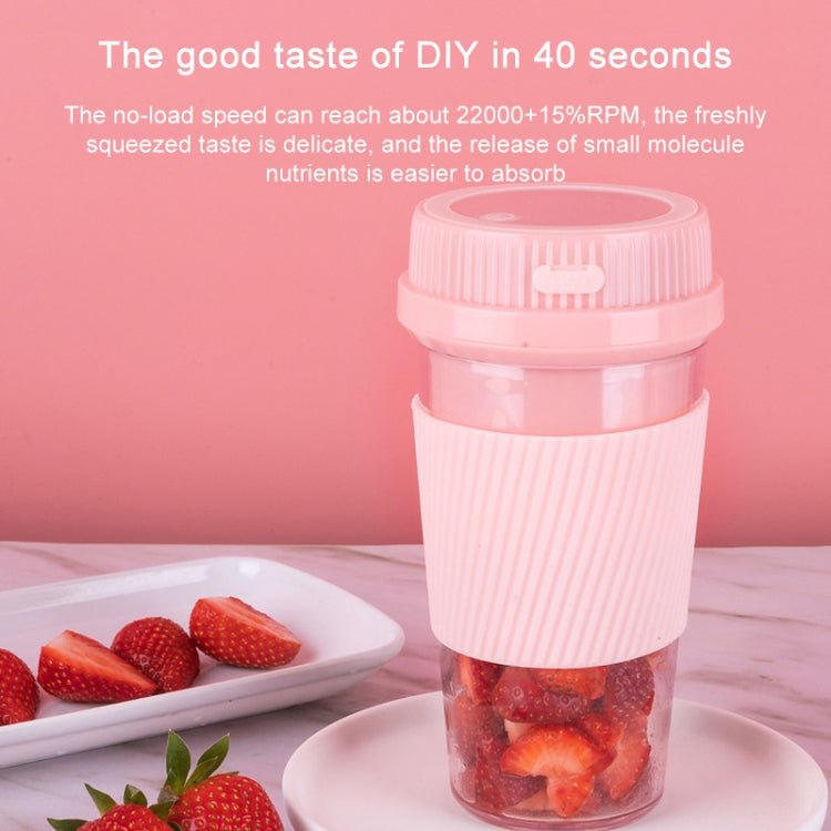 Portable USB Rechargeable Mini Household Electric Fruit Juicer, 250ml
