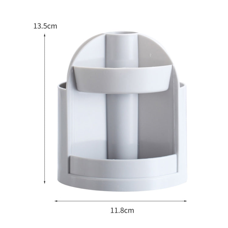 2 PCS Multi-function Rotating Plastic Gift Pen Holder Office Storage Box