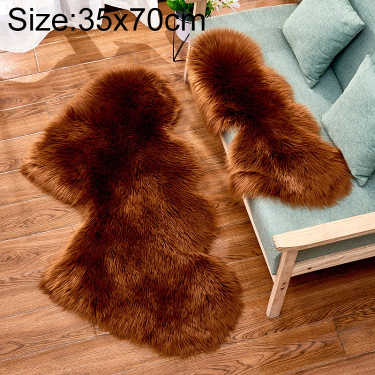 Creative Double Heart Imitation Wool Carpet Sofa Cushion Mat Plush Bedroom Living Room Floor Rugs, 35x70 cm, 60x120cm, 90x180cm