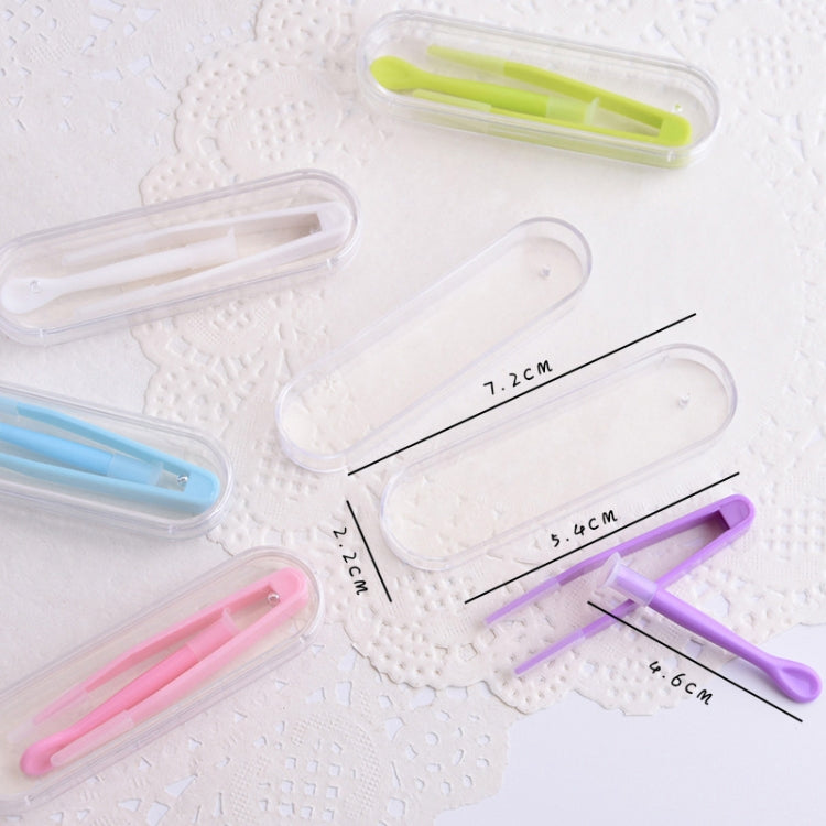 5pcs Portable Contact Lens Special Tweezer and Stick Set Travel Kit