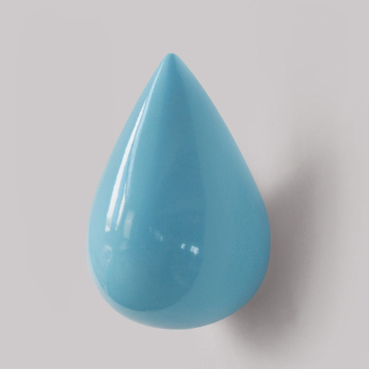 Creative Water Droplets Wall Hooks Home Decoration Resin Mural 3D Coat Hook Single Hooks Wall Hanger, Big Size, Small Size
