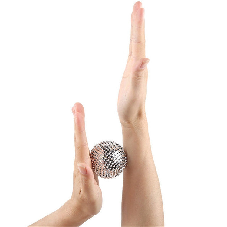 1 Pair Magnetic Massage Ball Relax Muscle Finger Plantar Pressure Massage Stab Ball, 3.2cm, 4.7cm, 5.6cm