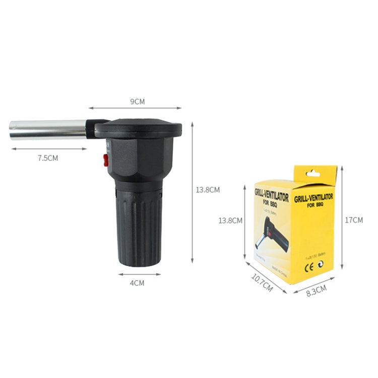 Outdoor Electric Drum Fan BBQ Portable Barbecue Hair Dryer, Electric Drum Fan
