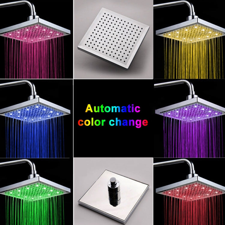 7 Colors Replacement Shower LED Automatic Bathroom Shower Head, 7 Colors