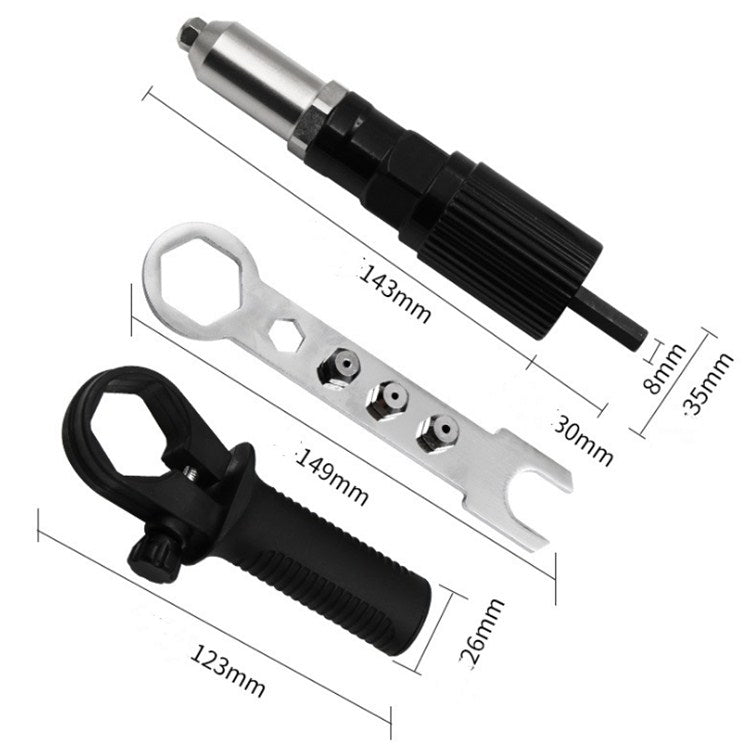 Electric Riveting Machine Core Pulling Riveting Machine Adapter, Pulling Riveting Adapter