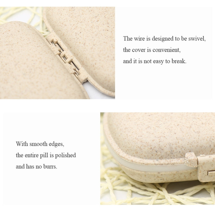 3 PCS 8-Grid Double-layer Portable Mini Straw Pill Storage Box