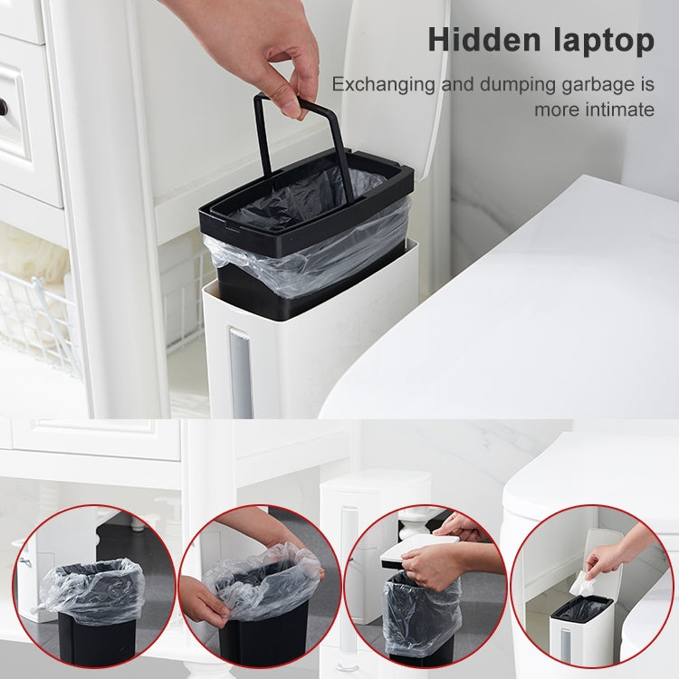 Bathroom Trash Can Toilet Brush Set Toilet Garbage Container