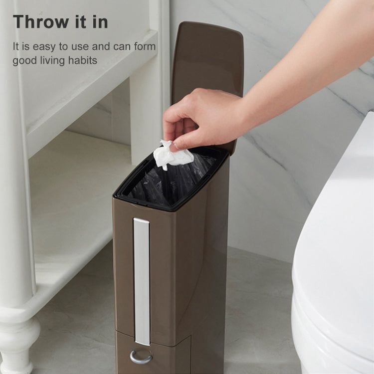 Bathroom Trash Can Toilet Brush Set Toilet Garbage Container