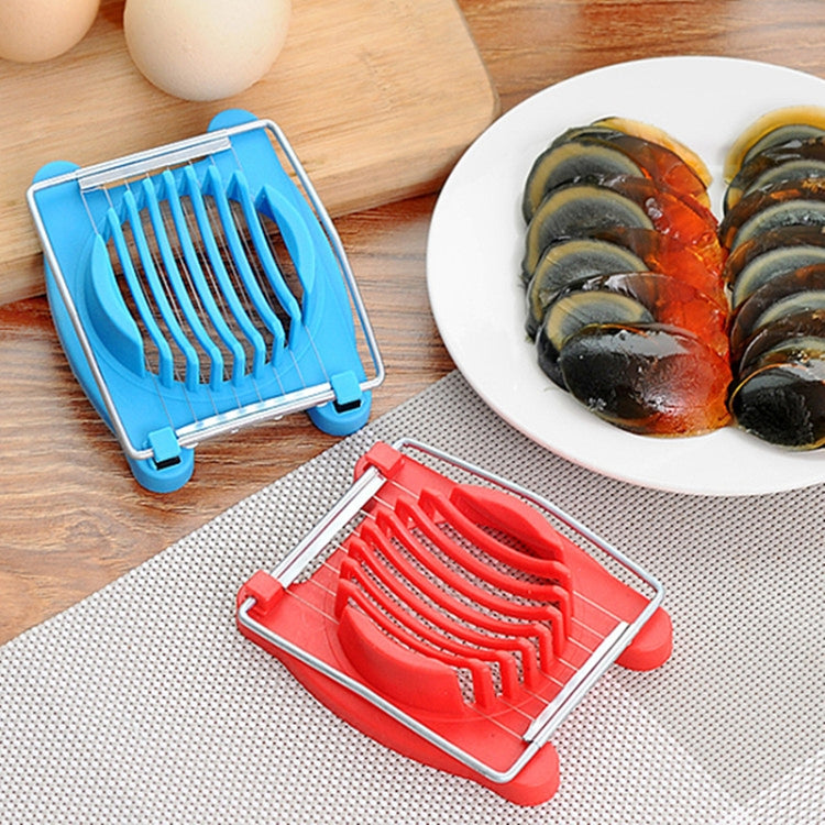 2 PCS Multifunctional Stainless Steel Egg Preserved Egg Slicer Fancy Splitter Kitchen Supplies Egg Cutting Tools