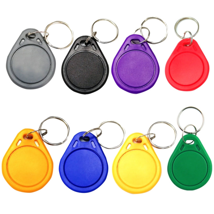 10PCS IC Access Control Card Entree Control M1 Compatibel Fudan Rfid 13.56Mhz Keyfob Sleutelhanger Tag Sleutelhanger(Blue)