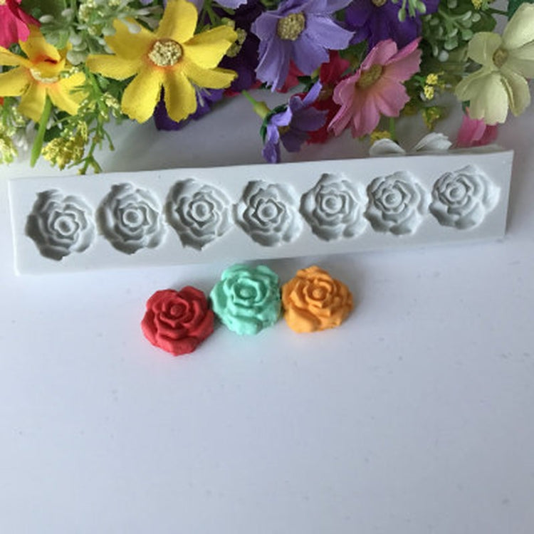 Rose Flower Silicone Mold Fondant Cake Decorating Tools Baking Tools, Rose Flower Shape