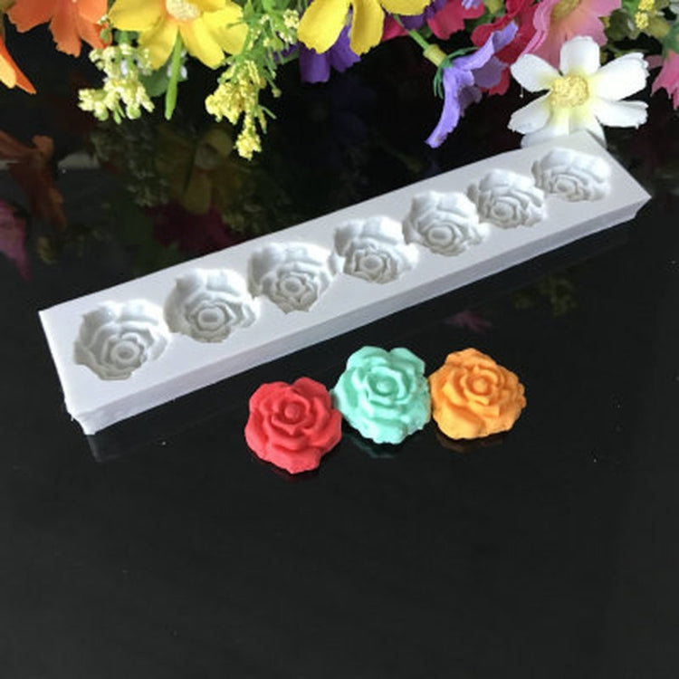 Rose Flower Silicone Mold Fondant Cake Decorating Tools Baking Tools, Rose Flower Shape
