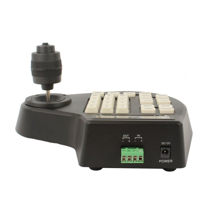 8003H Analog Coaxial Dome Control Keyboard RS485 PTZ, Specification:3 Axis(EU Plug)