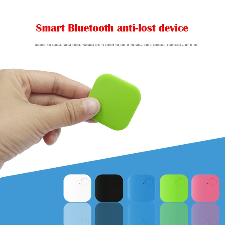 Portable Mini Square Anti Lost Device Smart Bluetooth Remote Anti Theft Keychain Alarm(Blue)