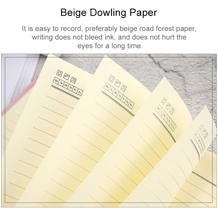 A5 Marble Texture Retro Password Lock Notebook Multifunctional Student Handbook Notepad