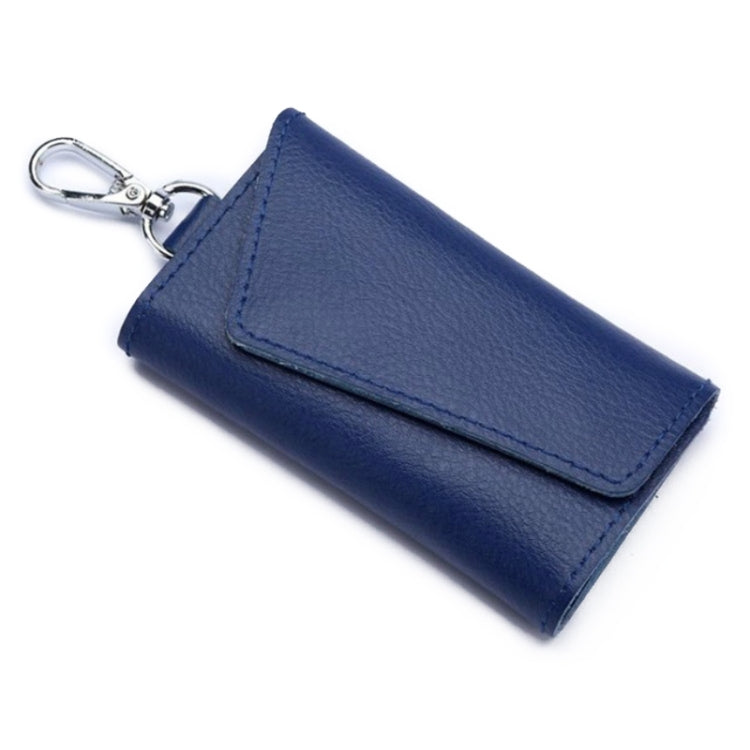 Multifunctional Litchi Texture Leather Keychain Bag Car Key Bag