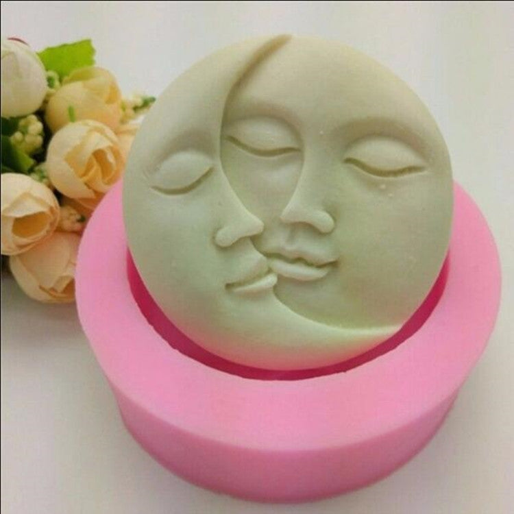 DIY Chocolate Cake Pudding Decoration Tool Face Silicone Model Baking Mold, Face licone Model