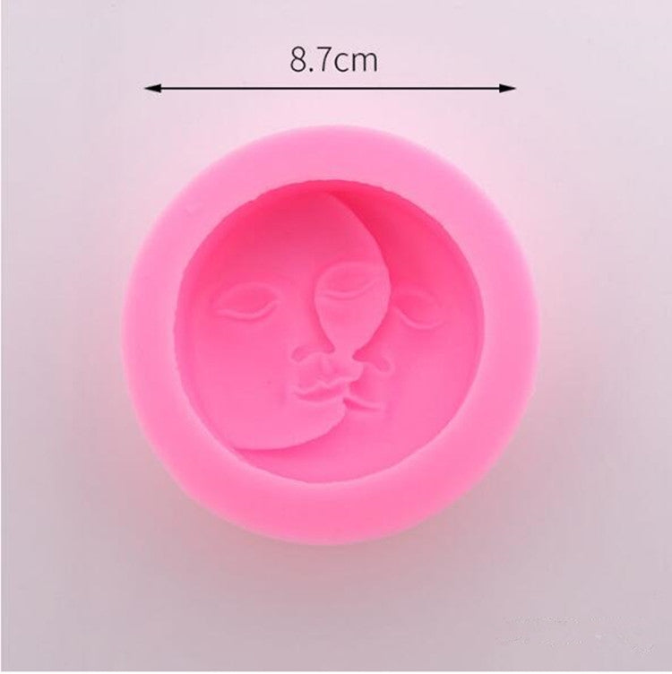 DIY Chocolate Cake Pudding Decoration Tool Face Silicone Model Baking Mold, Face licone Model
