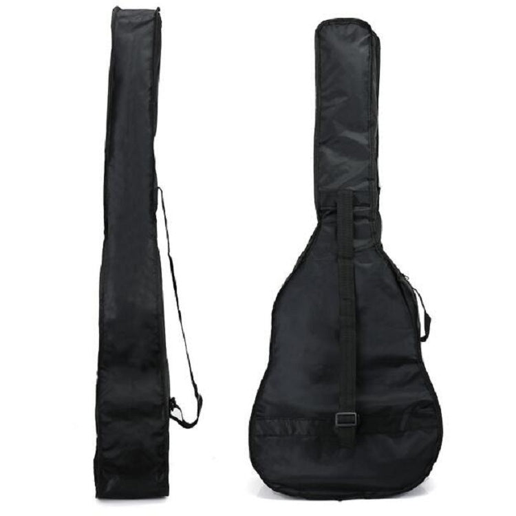 40/41 Inch Guitar Waterproof Single Layer Oxford Cloth Guitar Bag(Black)