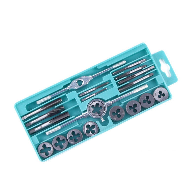 Hand Die Model Tap Tap Die Set Manual Tapping Drill Thread Hole, 20 In 1, 40 In 1